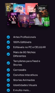 Tenha acesso a 100 Mil Arquivos editáveis do Canva - Outros