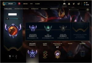 Conta Diamante 4 BARATA - League of Legends LOL