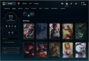 Conta Diamante 4 BARATA - League of Legends LOL