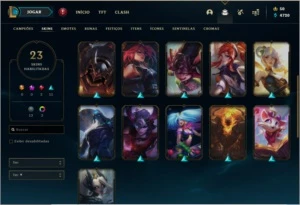 Conta Diamante 4 BARATA - League of Legends LOL