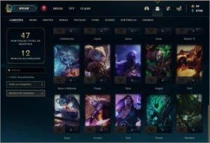 Conta Diamante 4 BARATA - League of Legends LOL