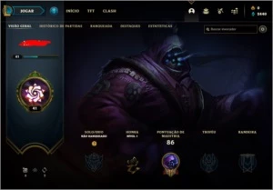 CONTA G3 5 SKINS+ - League of Legends LOL
