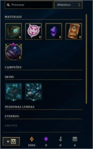CONTA G3 5 SKINS+ - League of Legends LOL