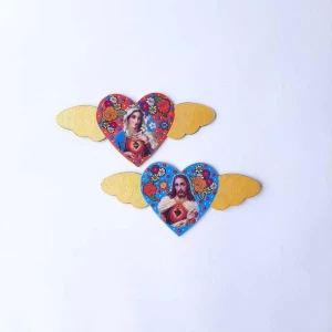 Enfeite de Parede Sagrado Coração - Artesanato e Personalizados
