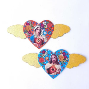 Enfeite de Parede Sagrado Coração - Artesanato e Personalizados