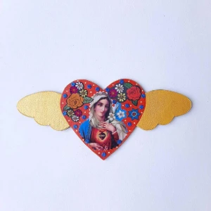 Enfeite de Parede Sagrado Coração - Artesanato e Personalizados
