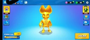 Vendo conta stumble guys 150 reias