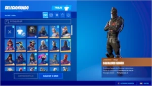 Fortnite (115 Skins)+ Cavaleiro negro+ EPIC GAMES (15 jogos)