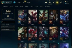 CONTA UNRANKED DESDE 2020,70 CAMPEÕES, 3494, 15 RP, NIVEL 78 - League of Legends LOL