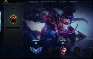 Conta diamante 4  mmr d1/mestre - League of Legends LOL