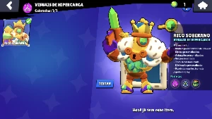 Conta Brawl Stars Boa e Barata (pacote de colecionador 8bit