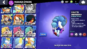 Conta Brawl Stars Boa e Barata (pacote de colecionador 8bit