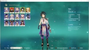 XIAO C1, DILUC, HARPA CELESTIAL NVL 34 - Genshin Impact