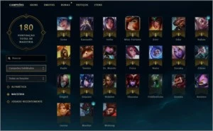 Conta LOL Ouro V - League of Legends