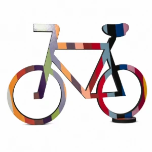 Enfeite Bicicleta em MDF - Artesanato e Personalizados
