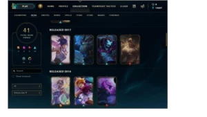 Conta League Of Legends Gold IV 41 Skins LOL