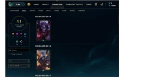 Conta League Of Legends Gold IV 41 Skins LOL