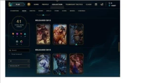 Conta League Of Legends Gold IV 41 Skins LOL