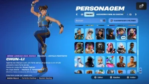 Conta 3og com bundles (Renegade, zumbi rosa, caveirão roxo, - Fortnite