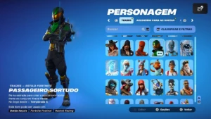 Conta 3og com bundles (Renegade, zumbi rosa, caveirão roxo, - Fortnite