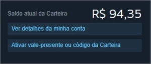 Vendo Saldo na Steam