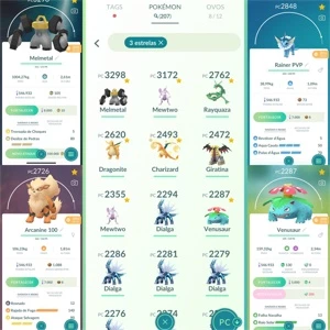 Conta Pokemon Go Nível 34 - Pokémon