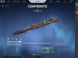 Conta valorant 2 facas e vandal dragão.