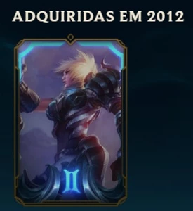 CONTA LOL - 479 Skins - RIVEN CAMPEONATO 2012 - League of Legends