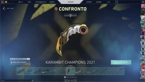 CONTA VALORANT COM KIT CHAMPIONS