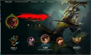 Vendo conta league of legends - bronze 1 LOL