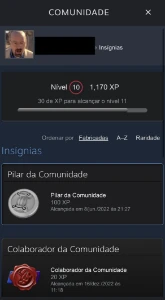 Conta 18 anos Steam, sem bloqueio de comunidade