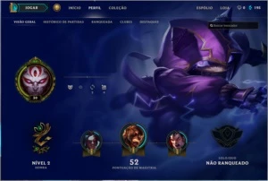 Conta Nova Level 30 Unranked - League of Legends LOL
