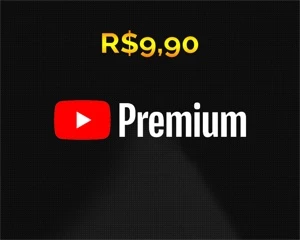 YouTube Premium 1 Mês (RENOVÁVEL) - Redes Sociais