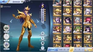 Vendo conta saint seiya awakening Server A7 SSA