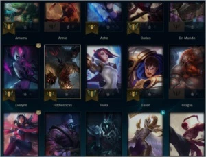 Conta lol league of legends platina 2 MMR D3