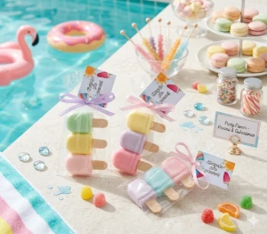 Kit 3 Sabonete Mini Picolé - Artesanato e Personalizados