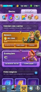 Conta De Clash Royale Bem Upada