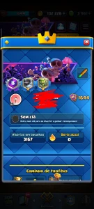 Conta De Clash Royale Bem Upada