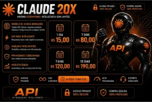 Claude 20X Api | Individual - Inteligência Artificial