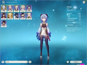 CONTA GENSHIN IMPACT -❄️GANYU 5⭐+🗡️5⭐- AR 31 - ACESSO TOTAL
