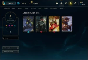 conta platina 4 - League of Legends LOL