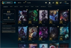 conta platina 4 - League of Legends LOL