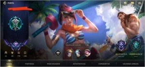 Conta Wild Rift Esmeralda 4 + 41 champs + 48 skins - League of Legends: Wild Rift LOL WR