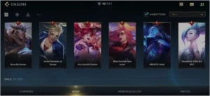 Conta Wild Rift Esmeralda 4 + 41 champs + 48 skins - League of Legends: Wild Rift LOL WR