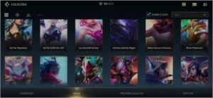 Conta Wild Rift Esmeralda 4 + 41 champs + 48 skins - League of Legends: Wild Rift LOL WR