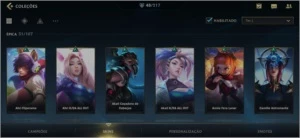 Conta Wild Rift Esmeralda 4 + 41 champs + 48 skins - League of Legends: Wild Rift LOL WR
