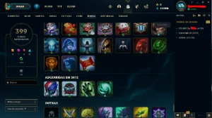Conta de lol criada em 2012 com muitas skins - League of Legends