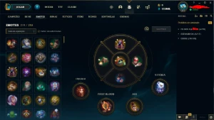Conta de lol criada em 2012 com muitas skins - League of Legends