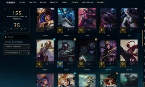 Conta Lol C/ 53 skins Lv110 - League of Legends
