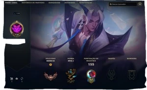 Conta Lol C/ 53 skins Lv110 - League of Legends